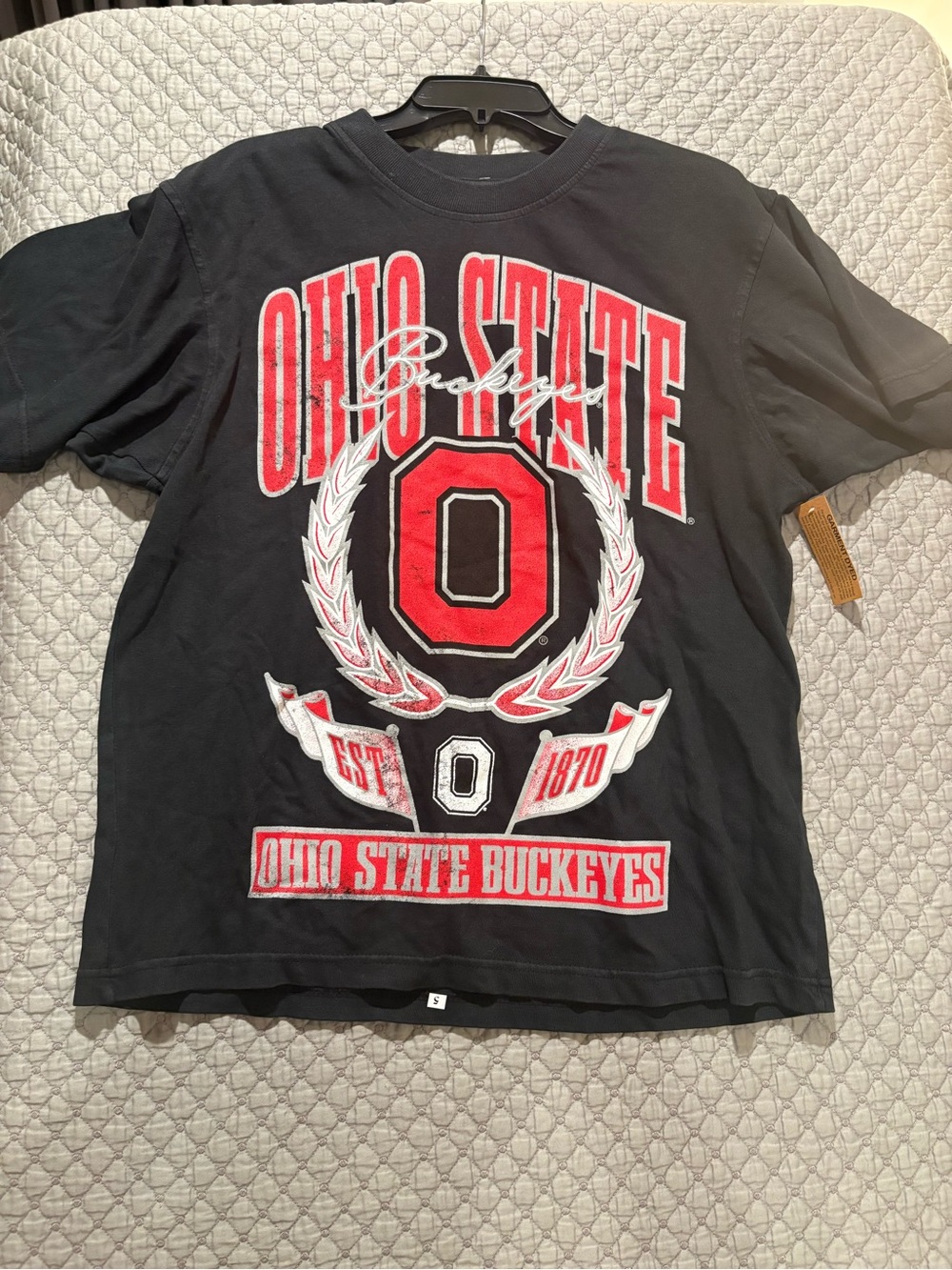 Ohio State Buckeyes Black Short Sleeve Graphic Tee